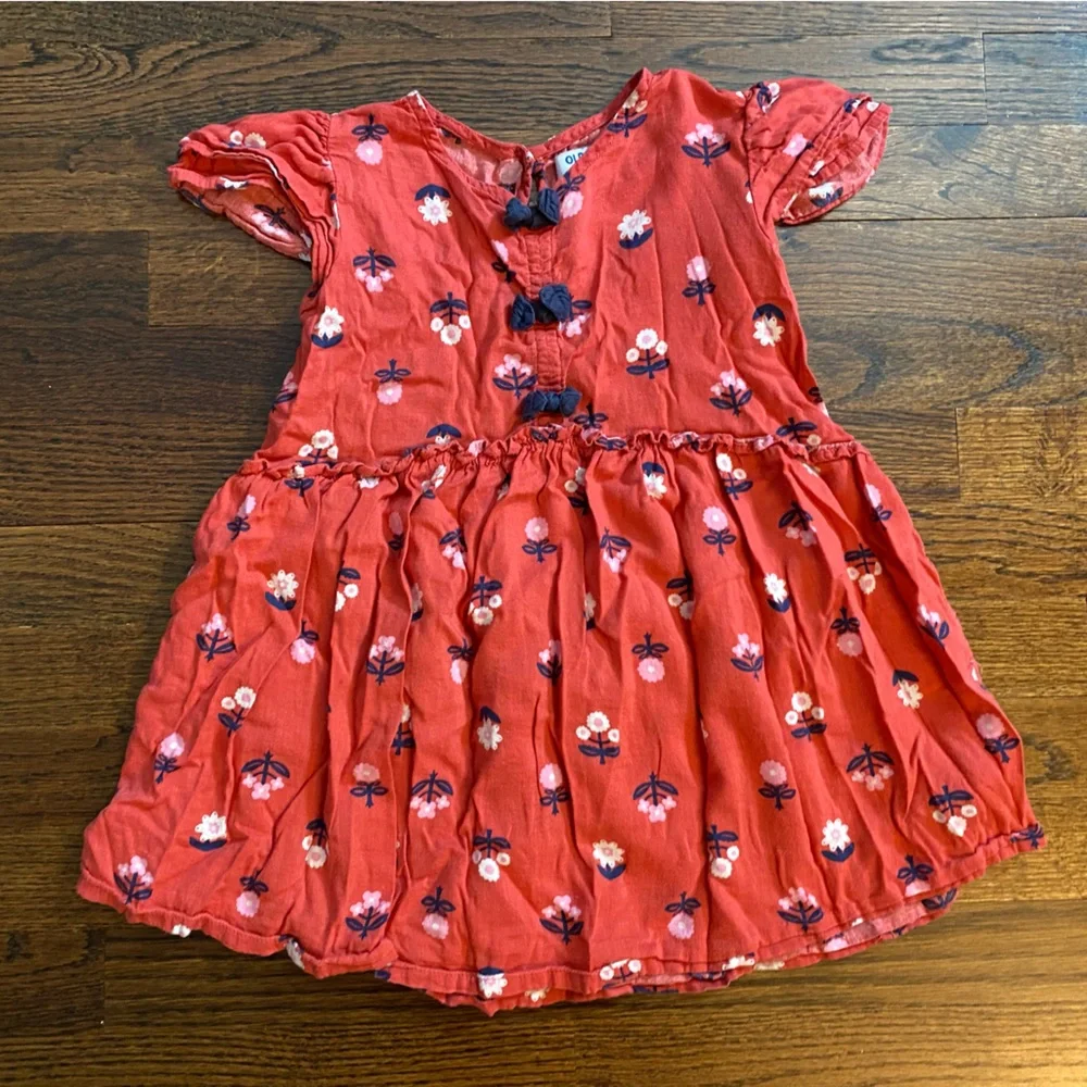 2pc Old Navy lightweight short sleeve dresses toddler girl size 4T summer play
